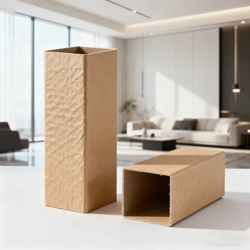 Umweltfreundliche quadratische Papierröhren