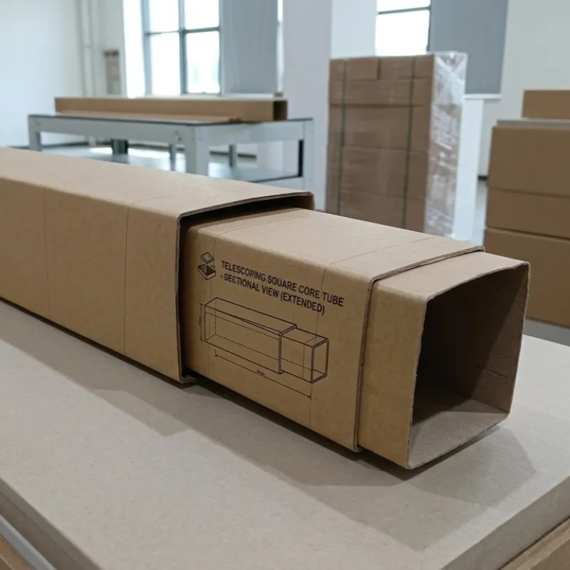 Quadratische Papierhülle